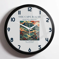 Thumbnail for VINTAGE G4070 - The Cape Route - Designed Wall Clocks design on lightgray framed
