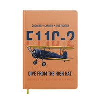 Thumbnail for F11C-2 Goshawk Dive from the High Hat design on orange notebook