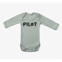 Thumbnail for Pilot & Jet Engine Baby Bodysuit - view 10