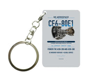 Thumbnail for CF6-80E1 Key Chain design on light gray key chain