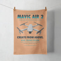 Thumbnail for DJI Mavic Air 2 design on orange towel
