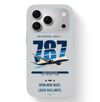Thumbnail for Boeing 787-8 Dreamliner design on light gray magsafe iphone case