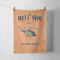 Thumbnail for Bell 205A-1++ design on orange towel