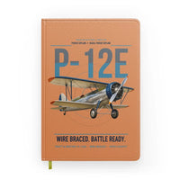 Thumbnail for Boeing P-12E design on orange notebook