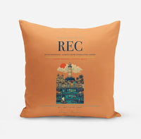 Thumbnail for Recife Guararapes (REC) design on orange pillow