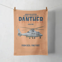 Thumbnail for Airbus Helicopters AS565 MBe Panther design on orange towel
