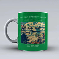 Thumbnail for VINTAGE G4272 - The Tide Table Takeoff - Ceramic Mug design on green