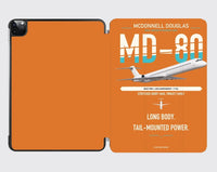 Thumbnail for McDonnell Douglas MD-80 design on orange ipad tablet case
