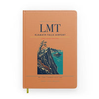 Thumbnail for Klamath Falls Airport (LMT) design on orange notebook
