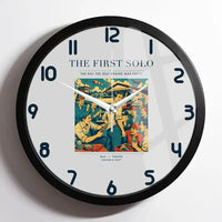 Thumbnail for VINTAGE G4144 - The First Solo - Designed Wall Clocks design on lightgray framed