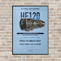 Thumbnail for HF120 vertical canvas print - framed - light blue background