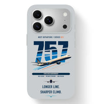 Thumbnail for Boeing 757-300 design on light gray magsafe iphone case