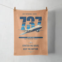 Thumbnail for Boeing 737-400 Classic design on orange towel