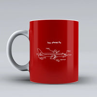 Thumbnail for Customisable How Planes Fly Mug - view 10