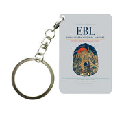 Thumbnail for Erbil International Airport EBL Key Chain design on light gray key chain