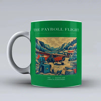 Thumbnail for VINTAGE G4413 - The Payroll Flight - Ceramic Mug design on green