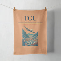 Thumbnail for Toncontín International Airport (TGU) design on orange towel
