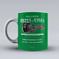 Thumbnail for Mug design on green rb211 535e4