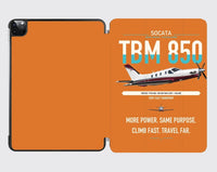 Thumbnail for Socata TBM 850 design on orange ipad tablet case