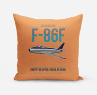 Thumbnail for F-86F Sabre design on orange pillow