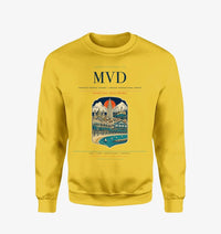Thumbnail for Carrasco General Cesareo L. Berisso International Airport MVD Sweatshirt - Yellow