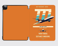 Thumbnail for Boeing 777-300ER design on orange ipad tablet case