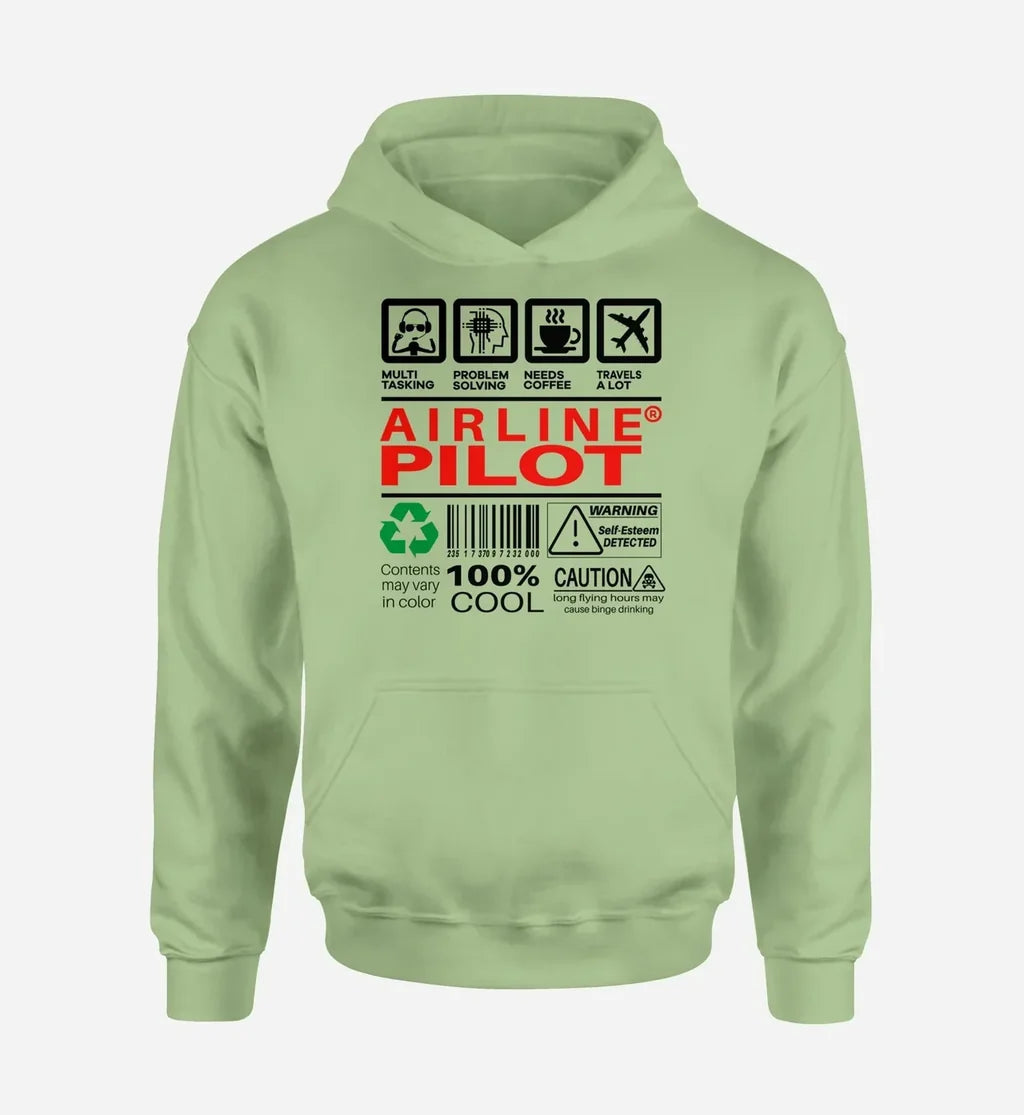 Airline Pilot Label Hoodie - view 10