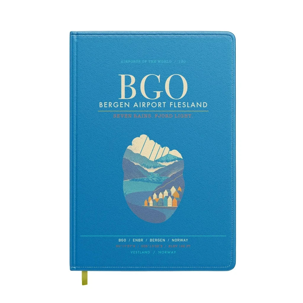 Bergen Airport Flesland BGO - Seven-Rain Fjord Tapestry - Turquoise