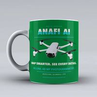 Thumbnail for ANAFI Ai Mug design on green parrot