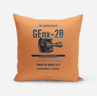 Thumbnail for GEnx-2B design on orange pillow