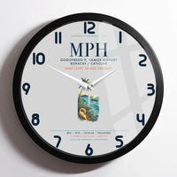 Thumbnail for Godofredo P. Ramos Airport Boracay Caticlan (MPH) design on light gray framed wall clock