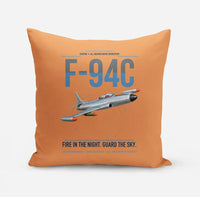 Thumbnail for F-94C Starfire design on orange pillow