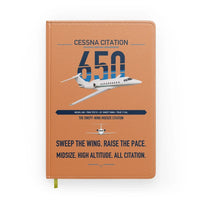Thumbnail for Cessna Citation 650 - Citation III design on orange notebook