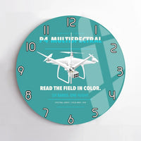 Thumbnail for DJI P4 Multispectral design on turquoise no frame wall clock