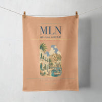 Thumbnail for Melilla Airport (MLN) design on orange towel