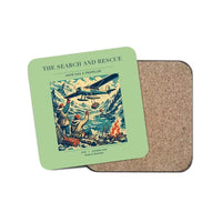 Thumbnail for The Search And Rescue - Designed Coasters design on light green 1-piece