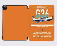 Thumbnail for Beechcraft Bonanza G36 design on orange ipad tablet case
