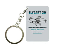 Thumbnail for DJI FlyCart 30 Key Chain design on light gray key chain