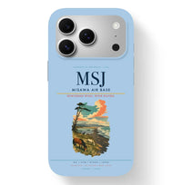 Thumbnail for Misawa Airport (MSJ) design on light blue iPhone 17 Pro MagSafe case