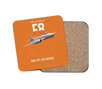 Thumbnail for Gloster Meteor F8 design on orange 1 piece coaster