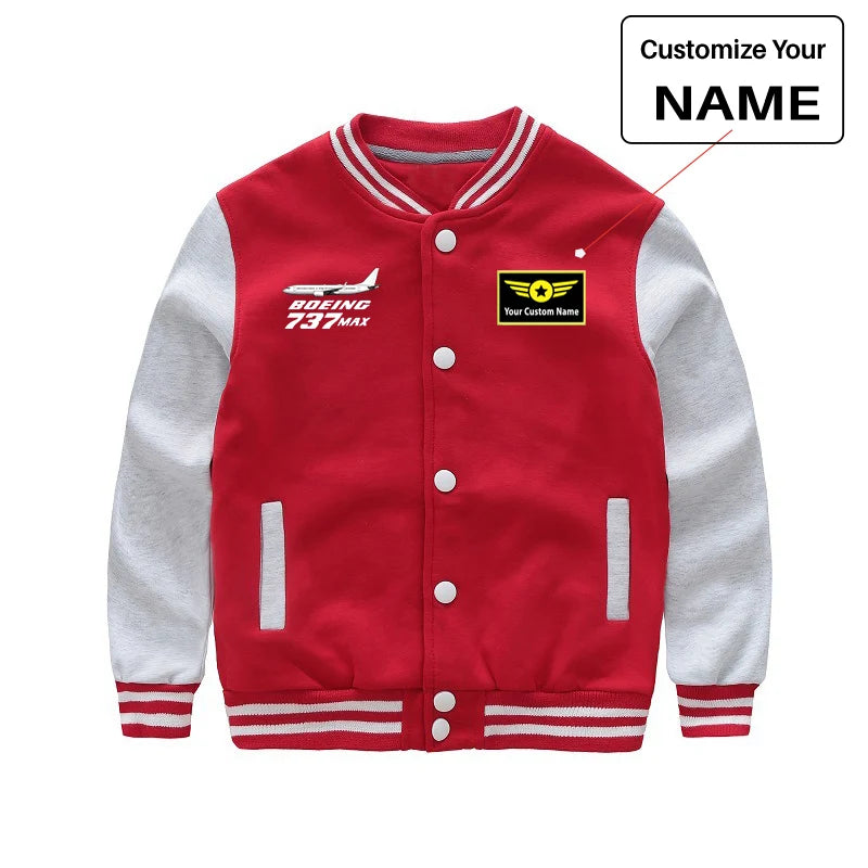 The Boeing 737Max Designed "CHILDREN" Baseball Jackets - view 11