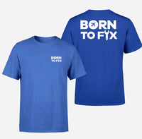 Thumbnail for Customisable Born To Fix Airplanes T-Shirt - view 10
