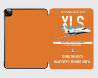 Thumbnail for Cessna Citation XLS design on orange ipad tablet case