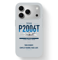 Thumbnail for Tecnam P2006T design on light gray magsafe iphone case, for iPhone 17 Pro