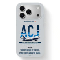 Thumbnail for Airbus ACJ320neo Case design on light gray iphone case