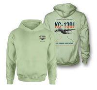 Thumbnail for KC-130J SUPER HERCULES design on light green double-side hoodie, double-side print