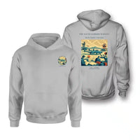 Thumbnail for VINTAGE G4459 - The Sound Barrier Morning - Double-Side Hoodie design on lightgray double side