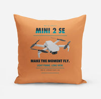 Thumbnail for DJI Mini 2 SE design on orange pillow