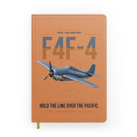 Thumbnail for F4F-4 Wildcat design on orange notebook