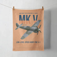 Thumbnail for Hawker Tempest Mk V design on orange towel